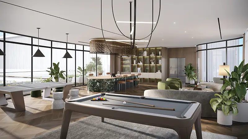 Indoor Games & Living Area