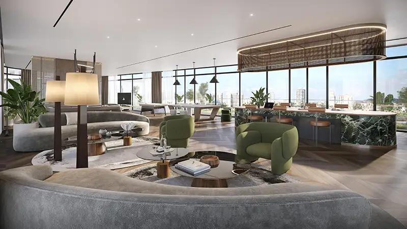 Wide Space Living Area